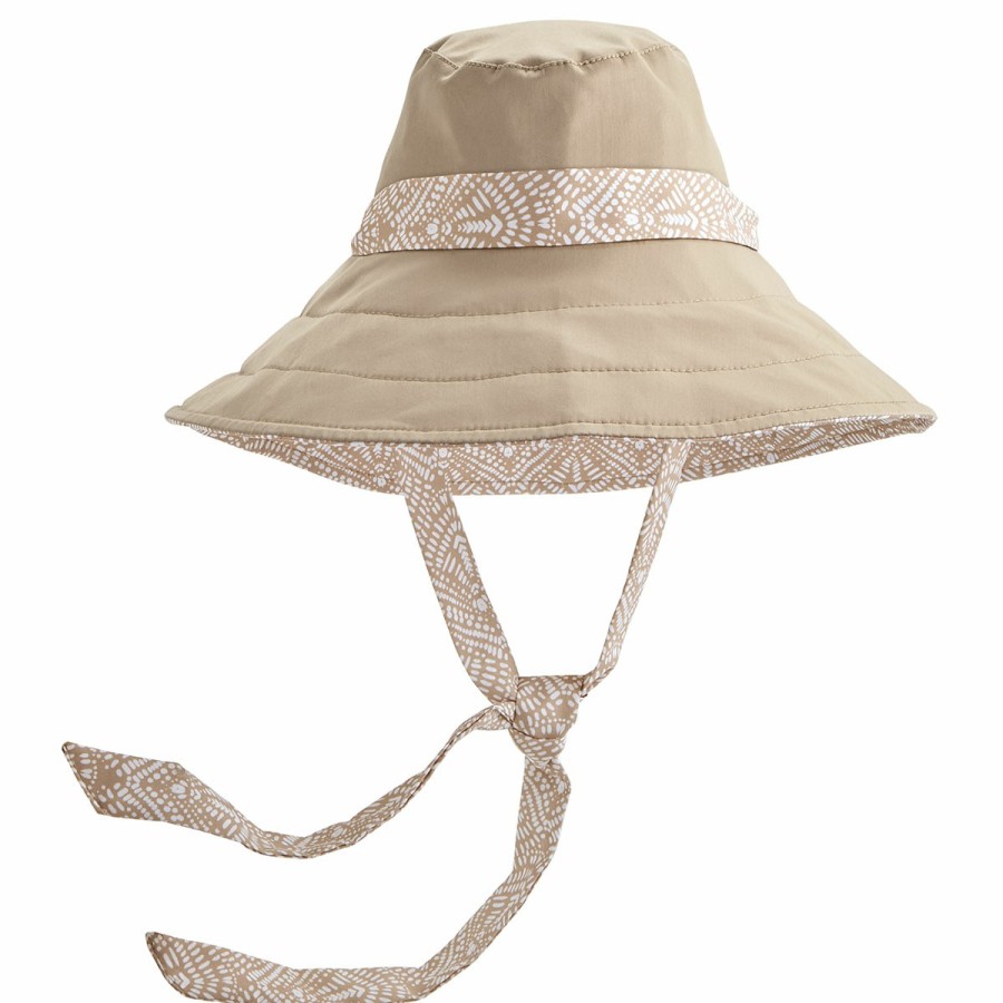 Women'S Coolibar Floppy/Wide Brim Hats | Kristen Sateen Bucket Hat