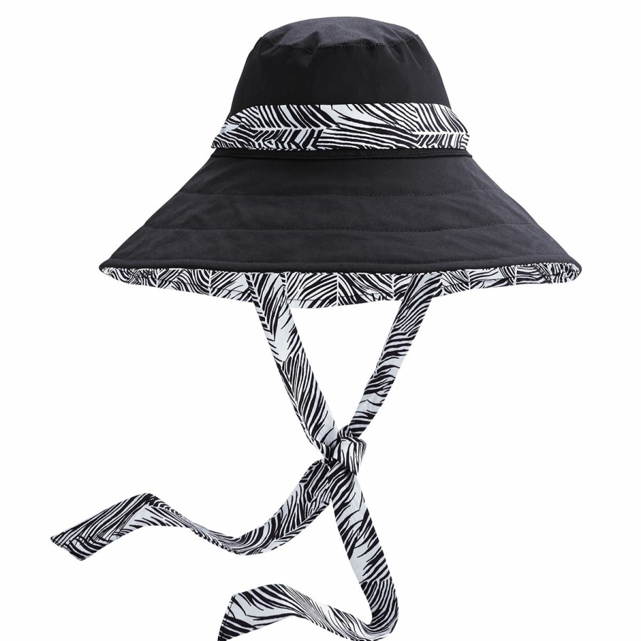 Women'S Coolibar Floppy/Wide Brim Hats | Kristen Sateen Bucket Hat