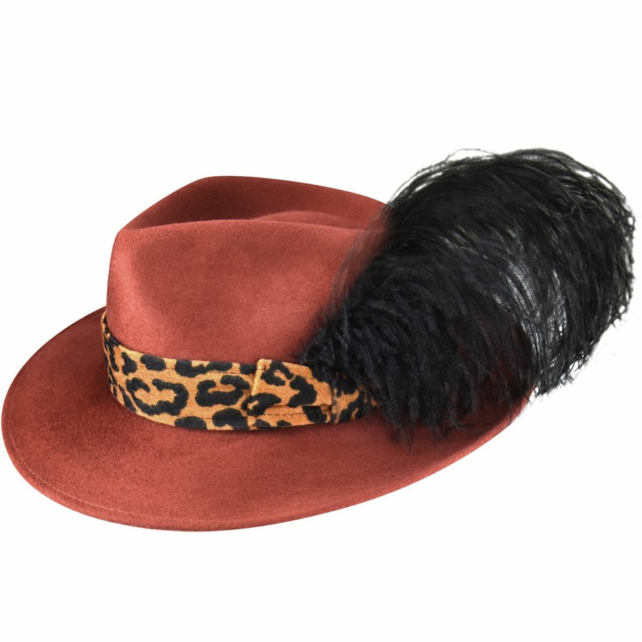 Men'S Bollman Hat Company Fedoras | 1970S Bollman Heritage Collection Boogie Burnt Orange