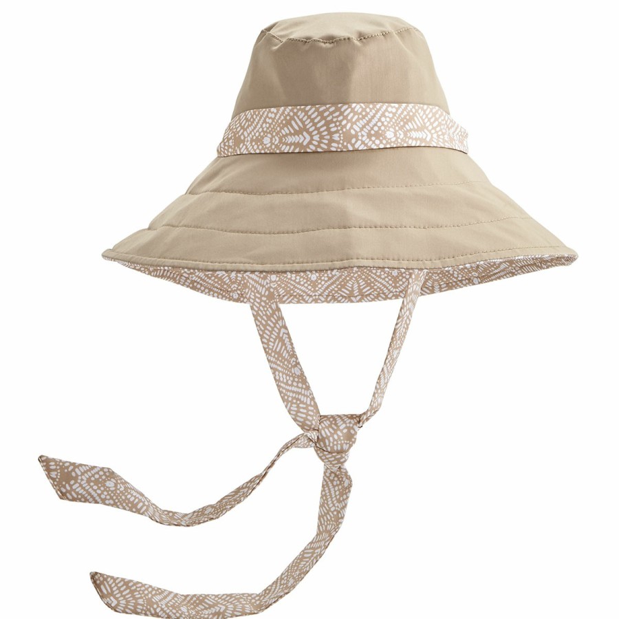 Women'S Coolibar Bucket Hats | Kristen Sateen Bucket Hat