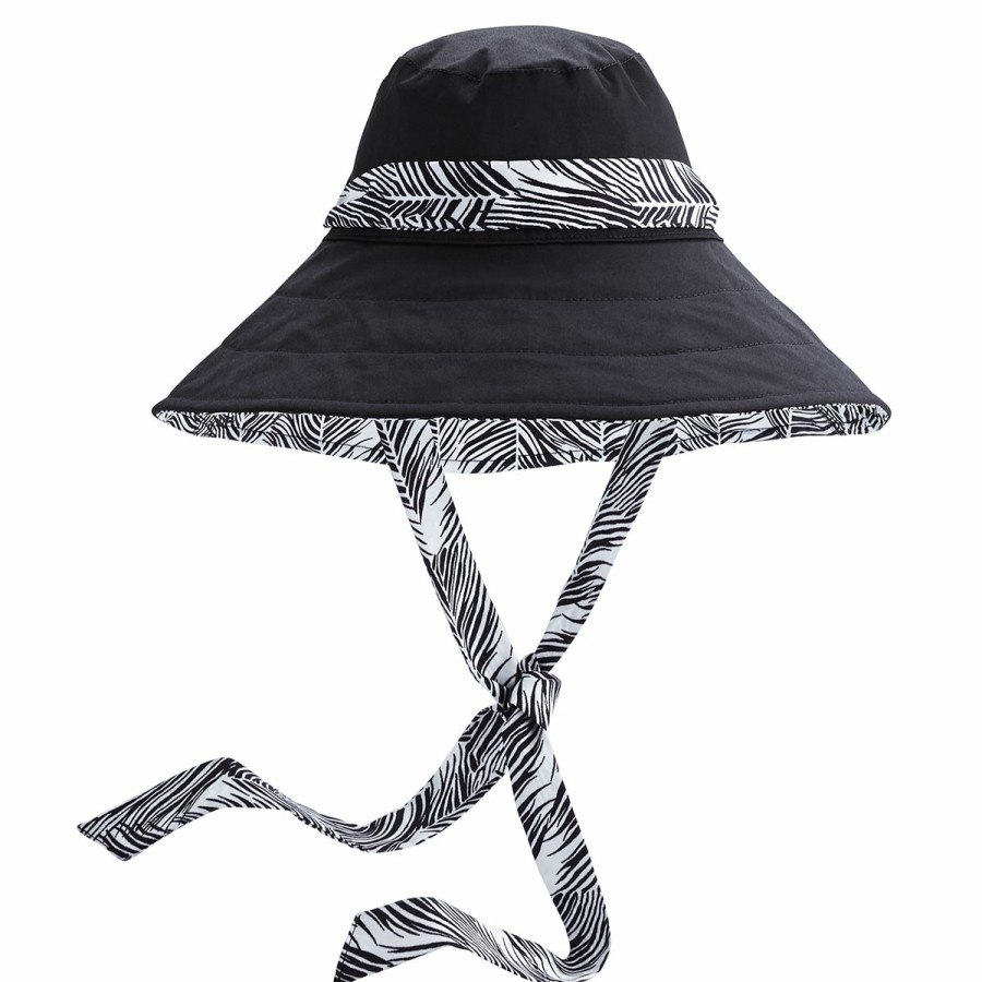 Women'S Coolibar Bucket Hats | Kristen Sateen Bucket Hat