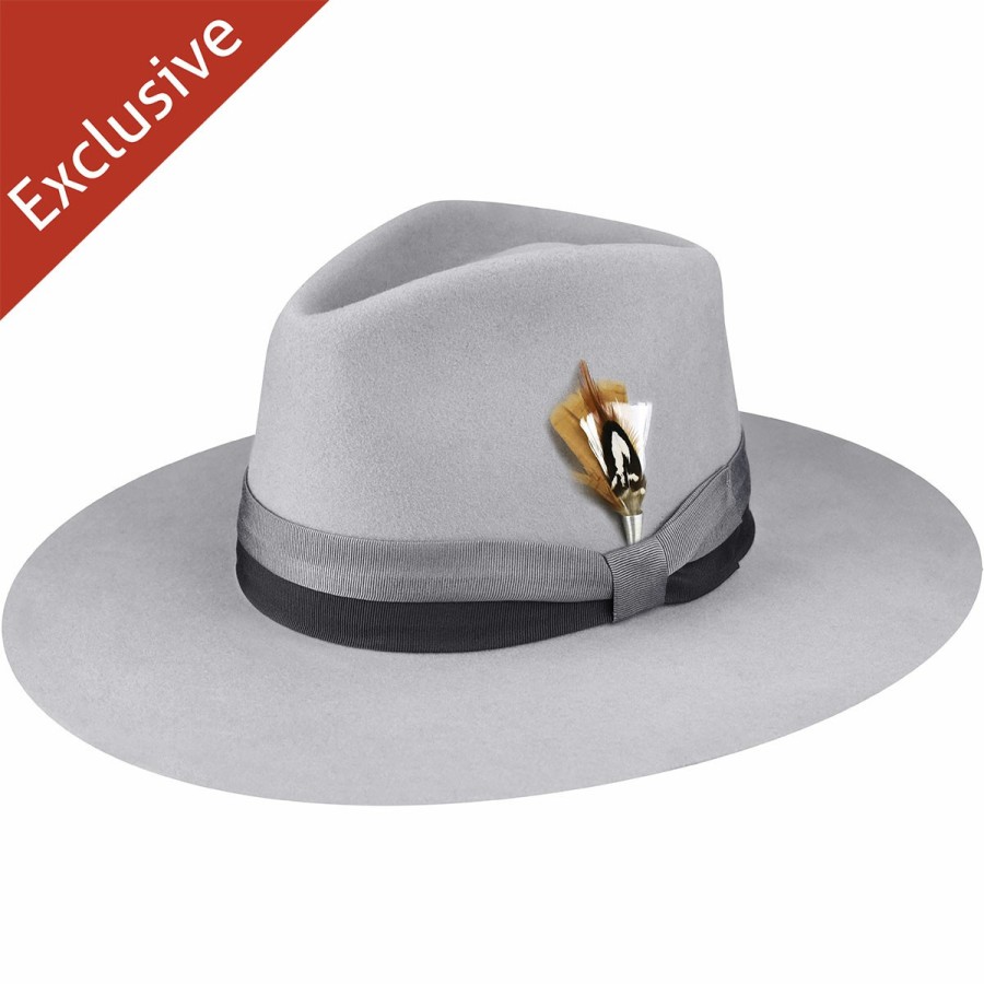 Men'S Trimmed & Crowned Fedoras | 713 Fedora