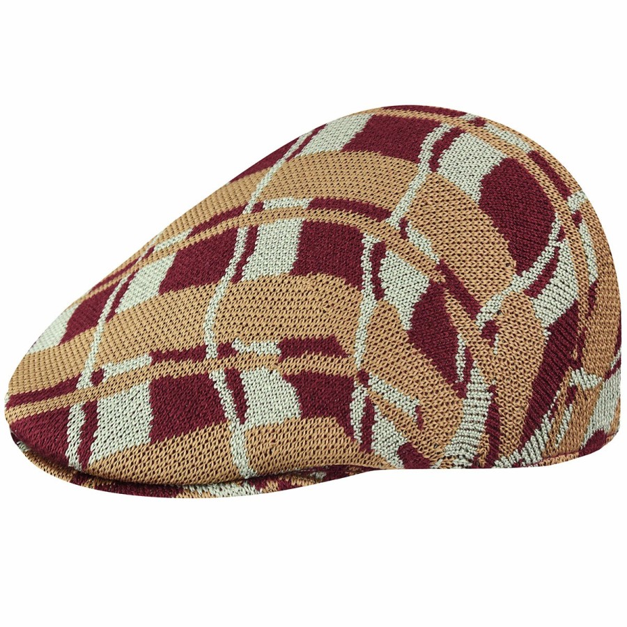 Men'S Kangol Ivy & Flat Caps | Wavy Pane 507