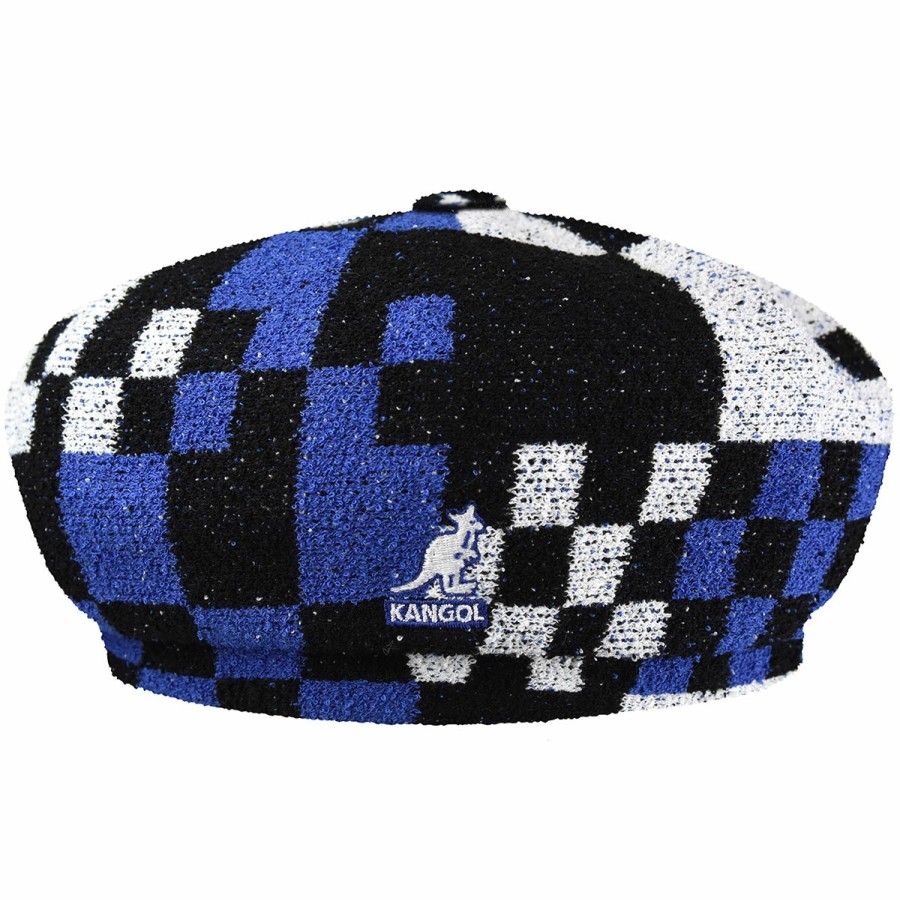 Men'S Kangol Berets | Pop Gingham Jax Beret