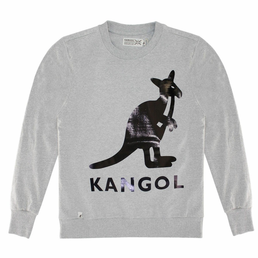 Clothing & Accessories Kangol | Men'S Foil Logo Sweatshirt