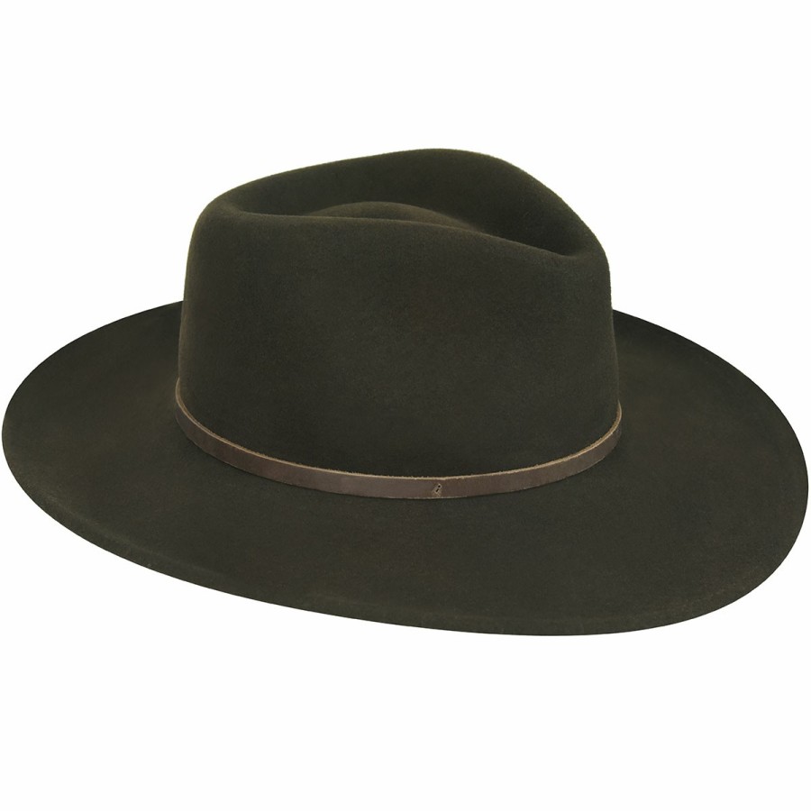 Men'S Wind River Outback Hats | Calaway Outback Dark Olive