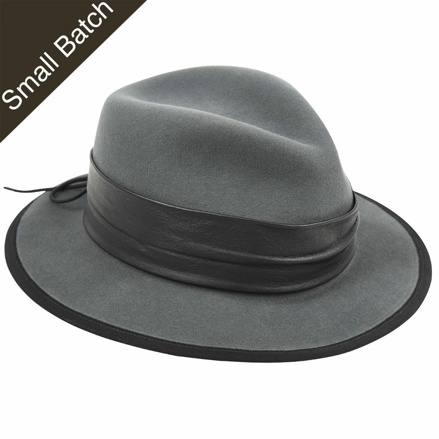 Women'S Bollman Hat Company Fedoras | Fry Fedora Graphite