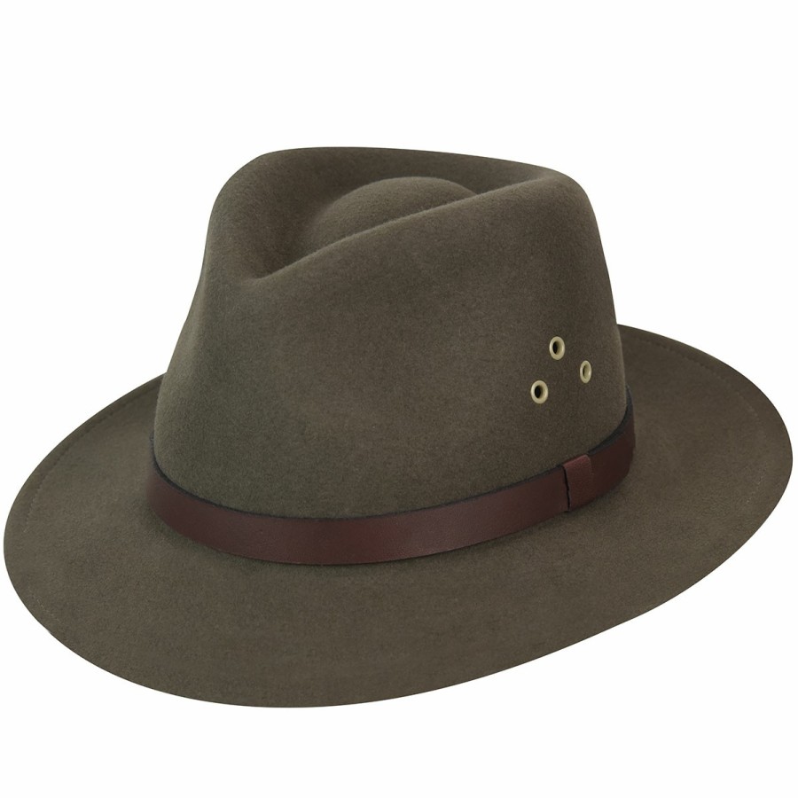 Men'S Country Gentleman Fedoras | Dickens Gentlefelt® Fedora