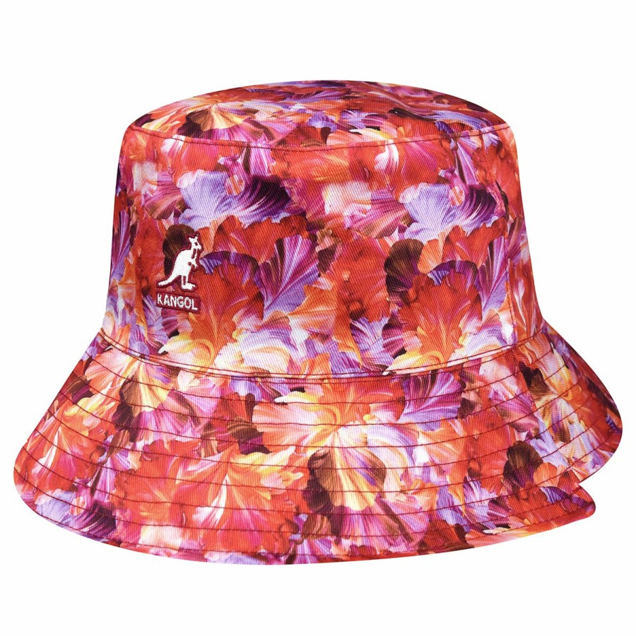 Men'S Kangol Bucket Hats | Floral Reversible Bucket