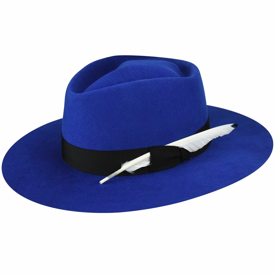 Men'S Trimmed & Crowned Fedoras | 512 Fedora