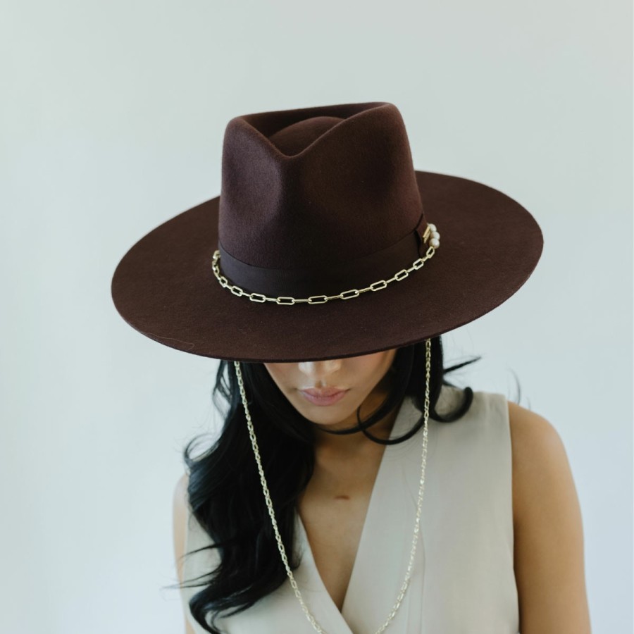 Women'S Gigi Pip Fedoras | Raine Wide Brim Fedora