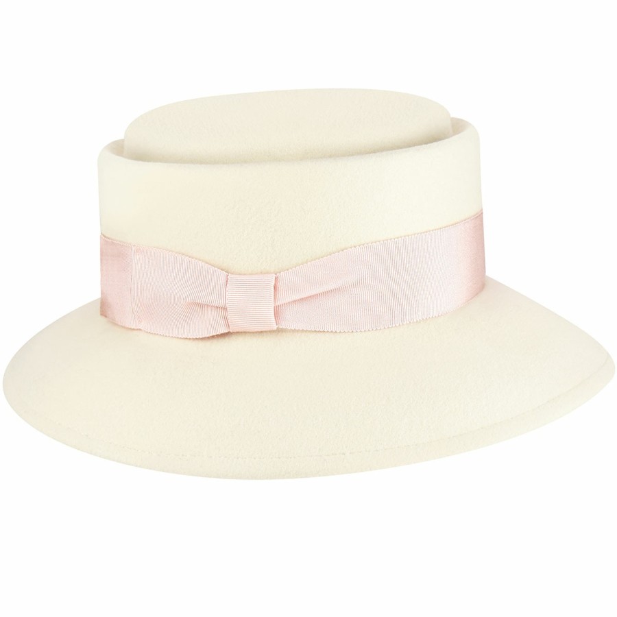 Women'S Bollman Hat Company Floppy/Wide Brim Hats | 1950S Bollman Heritage Collection Grace Cream