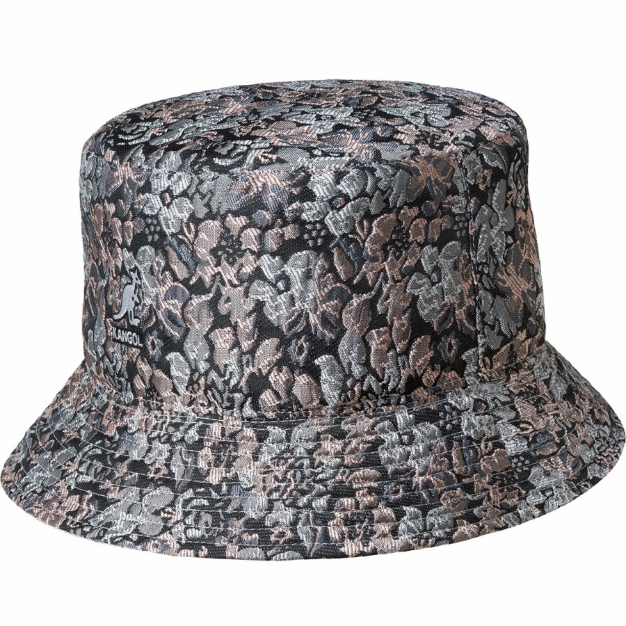 Women'S Kangol Bucket Hats | Floral Jacquard Rev Bucket