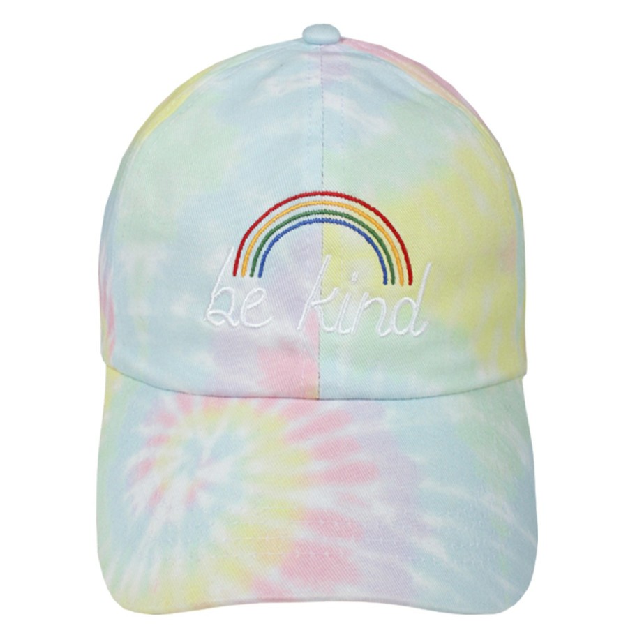 Women'S David & Young Baseball Caps | Rainbow Be Kind Ponyflo Baseball Cap Pink