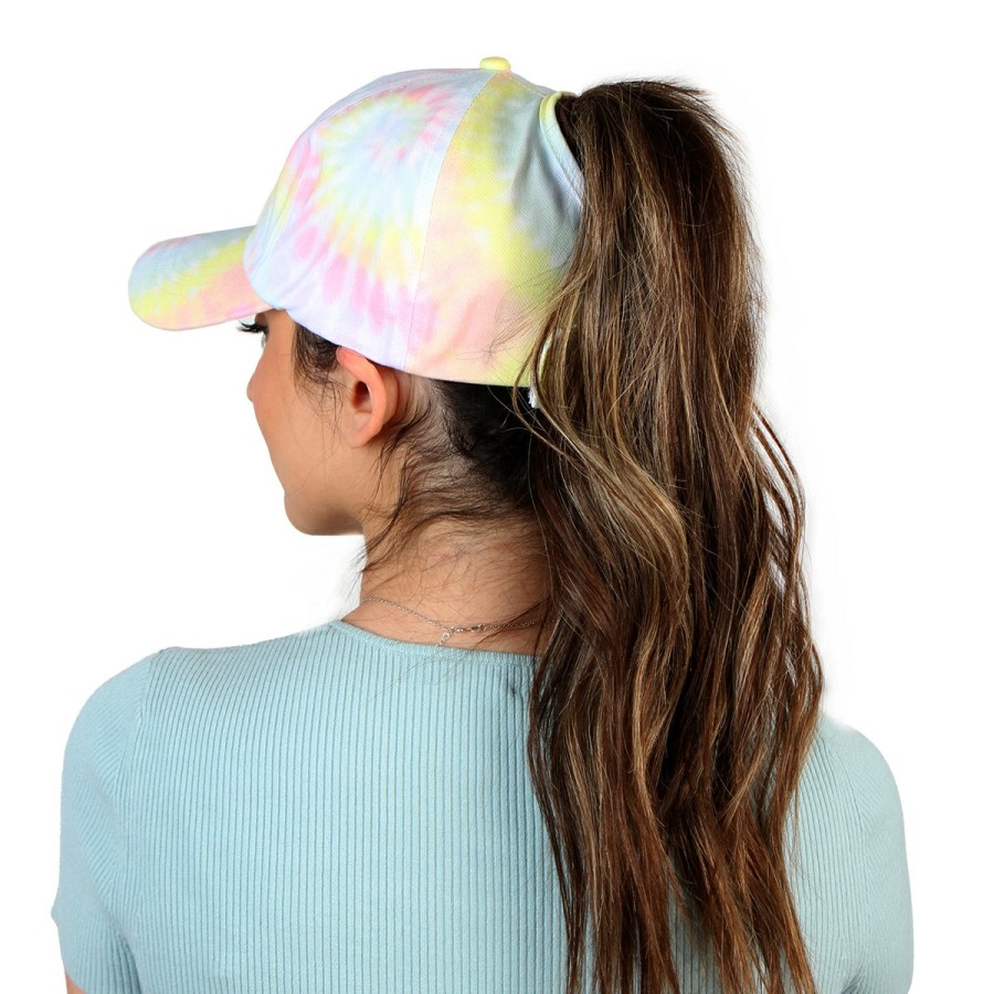 Women'S David & Young Baseball Caps | Rainbow Be Kind Ponyflo Baseball Cap Pink