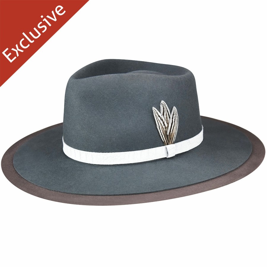 Men'S Trimmed & Crowned Fedoras | 215 Fedora