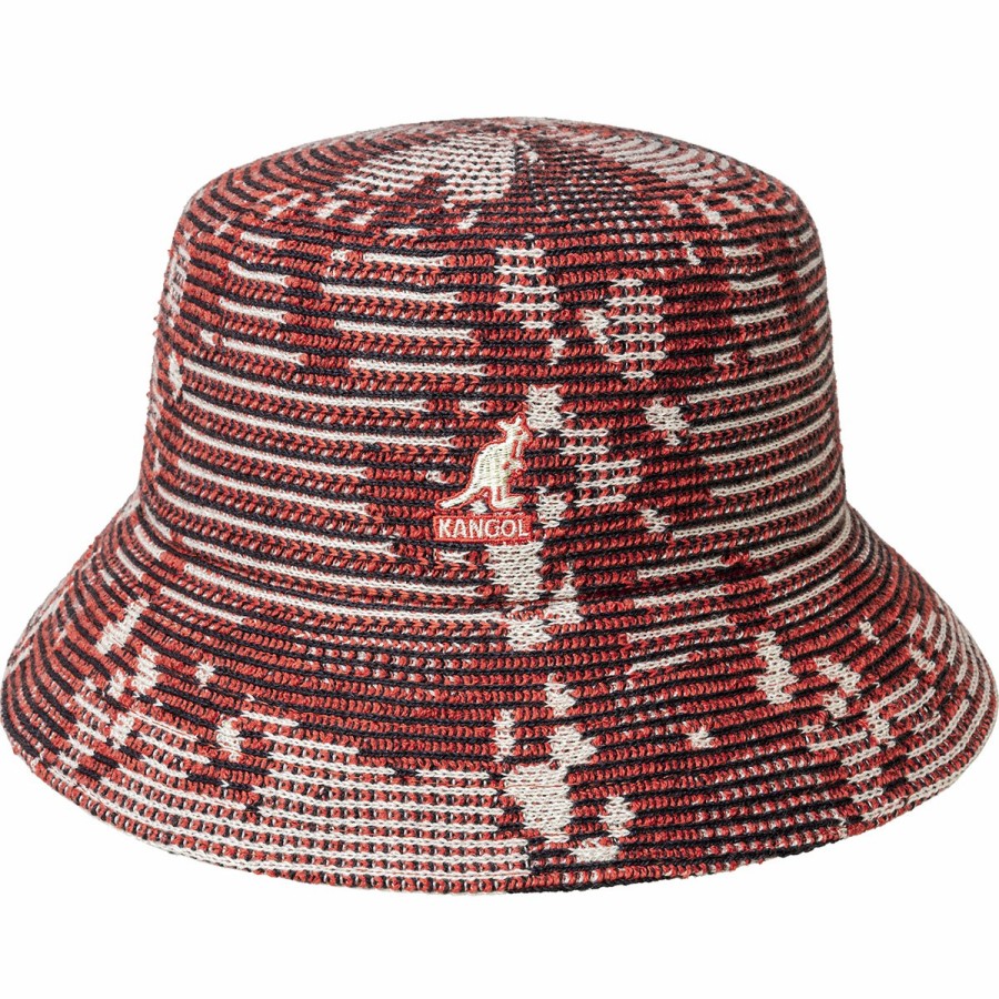 Women'S Kangol Bucket Hats | Camo Rib Bucket