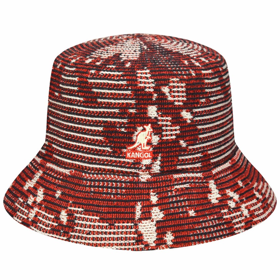 Women'S Kangol Bucket Hats | Camo Rib Bucket