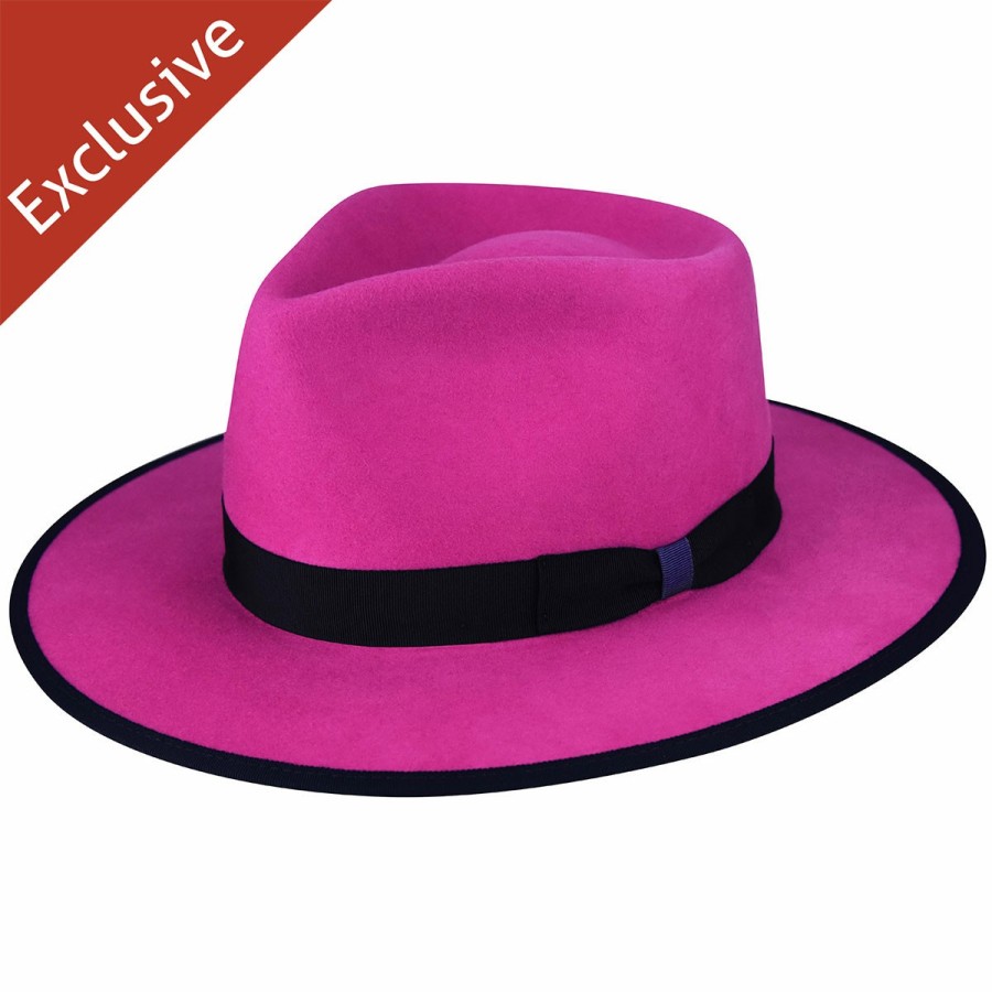 Women'S Trimmed & Crowned Fedoras | 216 Fedora