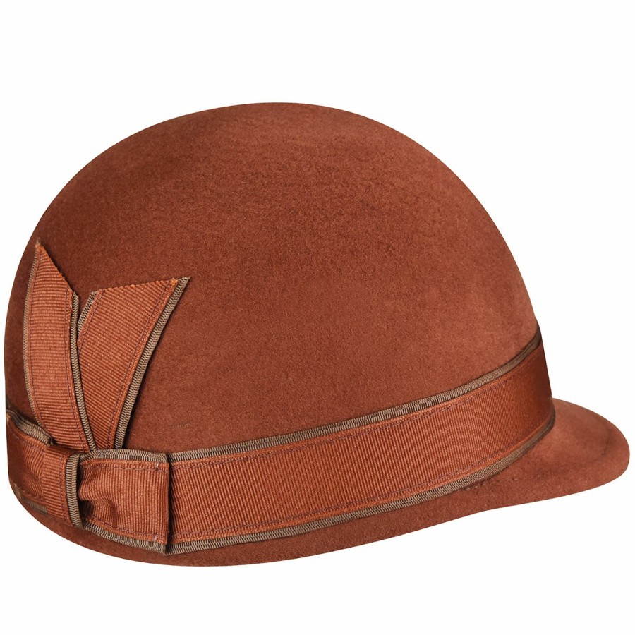 Women'S Bollman Hat Company Cloche | 2010S Bollman Heritage Collection Jockey Rust