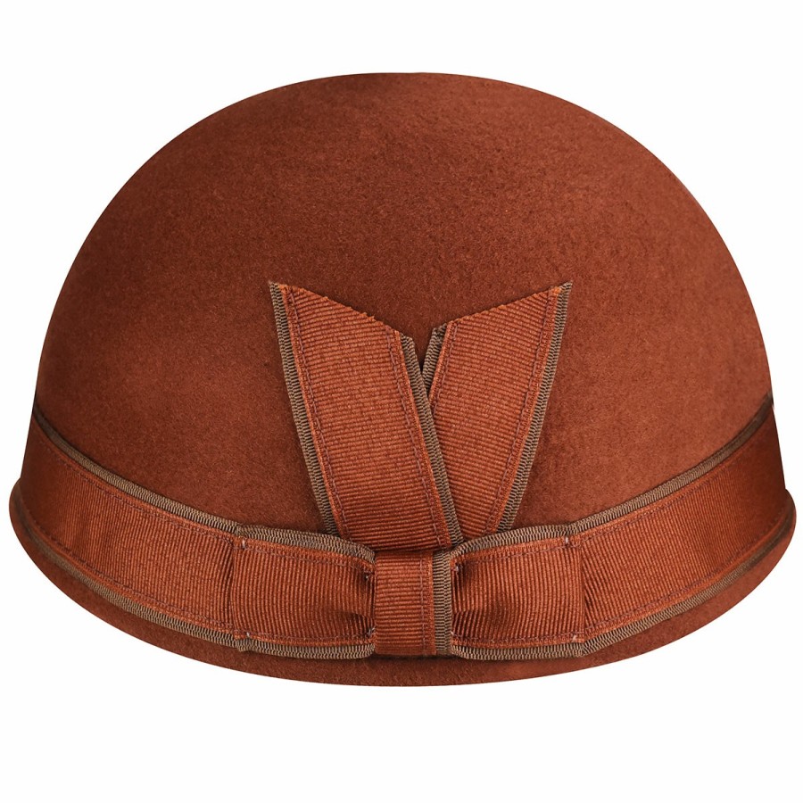 Women'S Bollman Hat Company Cloche | 2010S Bollman Heritage Collection Jockey Rust