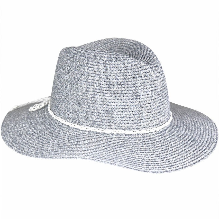 Women'S David & Young Fedoras | Marled Straw Fedora